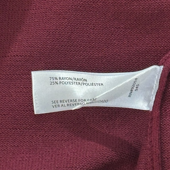 CAROLYN TAYLOR Sweater with Gold Accents Women's Long Sleeve Pullover Shirt XL M - Picture 5 of 5